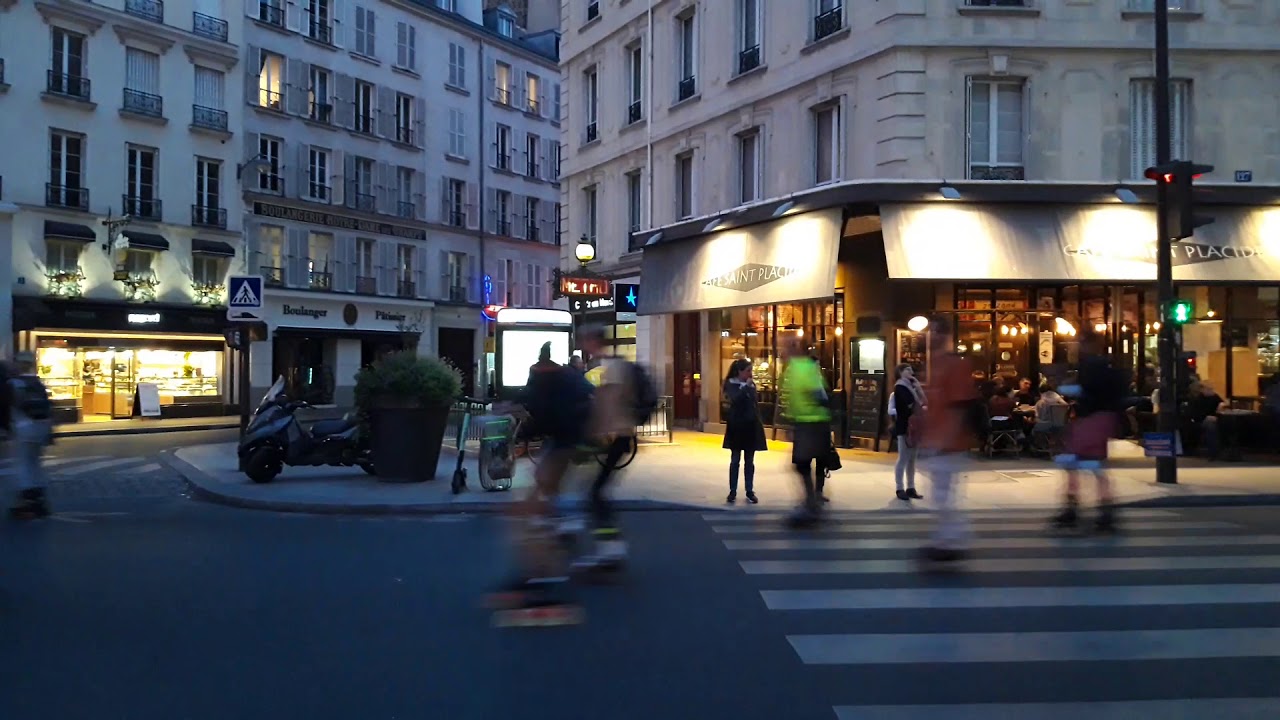 Rollers and skaters in Paris YouTube