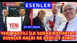(SAYAÇLI)YENİ PATİLİ İLK SOKAK RÖPORTAJINI AK PARTİNİN KALESİ  ESENLER'DE SORDUK YAPTIK KİM 1.OLDU?