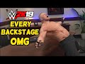 WWE 2K19 - All Backstage OMG Moments + Backstage Area Full Walkthrough 2K19 |