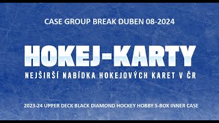 WWW.HOKEJ-KARTY.CZ LIVE CASE GROUP BREAK Duben 08-2024, 23-24 BLACK DIAMOND