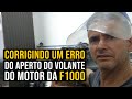 Corrigindo um erro do aperto do volante do motor da F1000