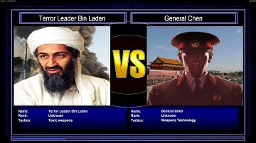 C&C General Zero Hour Reborn Mod Terror Leader Bin Laden VS General Chen #5