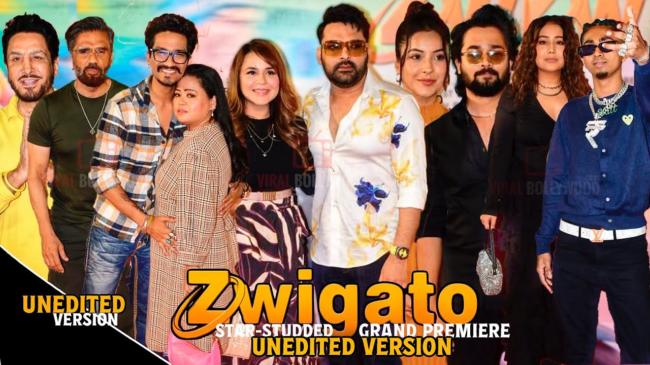 Zwigato | Grand Premiere | COMPLETE VIDEO | Kapil, Shehnaaz, Bhuvan, Zakir, Mc Stan, Neha, Bharti