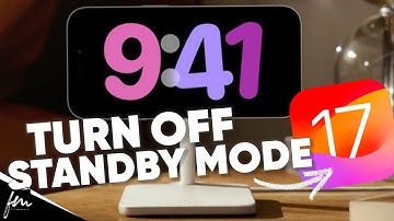 How to turn off Standby mode on iPhone iOS17