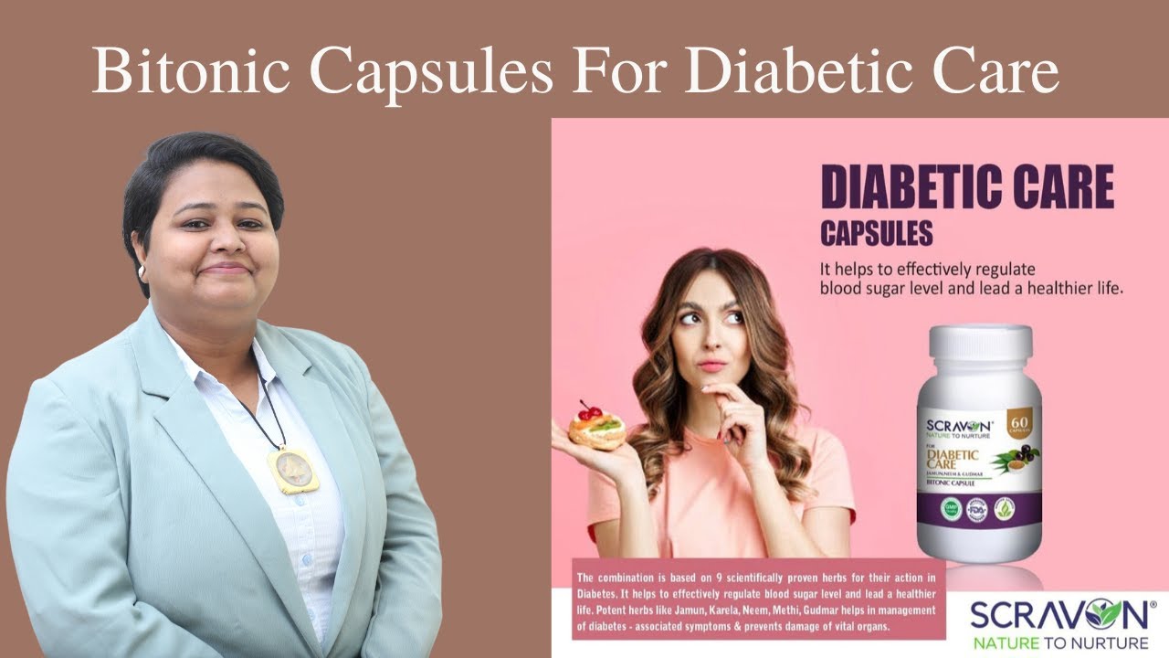 Bitonic Capsules For Diabetic Care /Jamun + Neem + gudmar for Diabetic