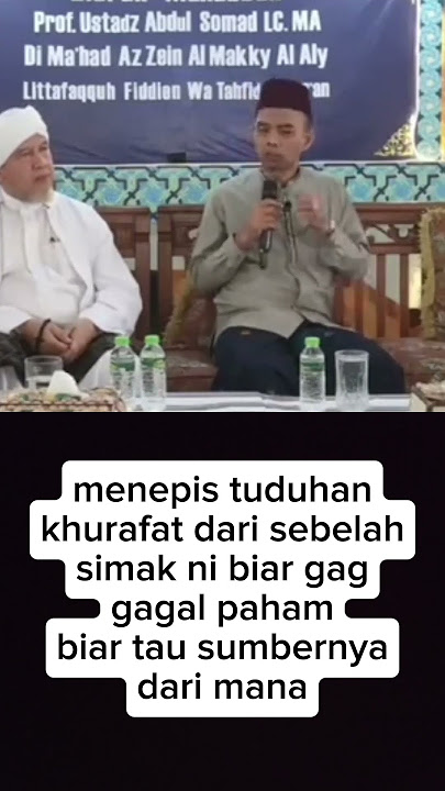 menepis tuduhan khurafat #sufi #salafi #wahabi #ustadzabdulsomad #ahlussunnahwaljamaah #manhajsalaf