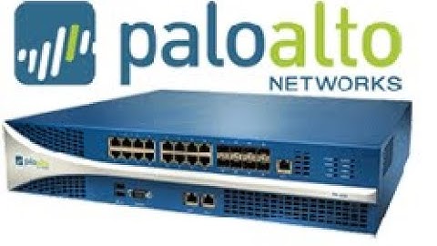 Palo Alto Firewall Dashboard Overview