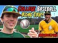 College Baseball Road Trip (EPIC HOME RUNS!!)