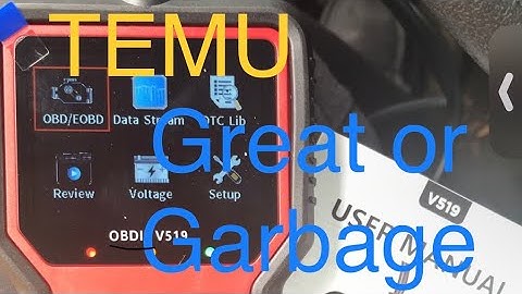 Great or Garbage? Cheap TEMU OBD2 Reader.