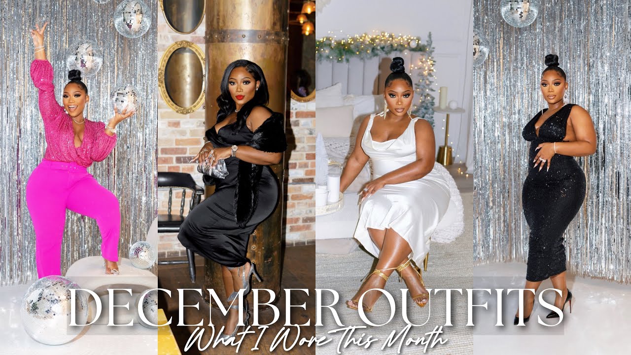 What I Wore: December Outfits | Zara, Amina Muaddi, Fashion Nova, Miss  Lola, etc. I Tamara Renaye - YouTube