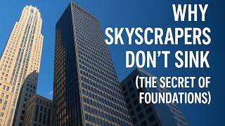 Why Skyscrapers Don’t Sink | The Hidden Science Beneath Tall Buildings #Skyscrapers #Engineering
