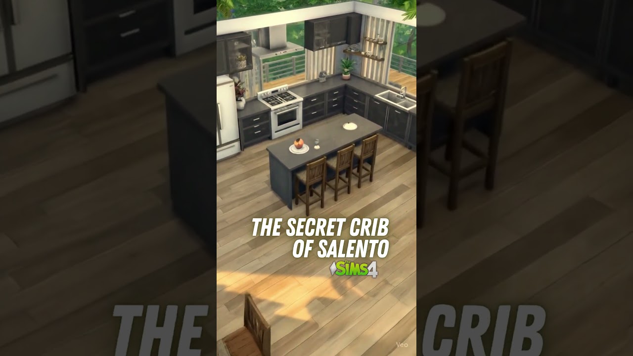 El CRIB SECRETO de Salento... ¿te mudarías aquí? ✨ #shorts #sims4 #speedbuild