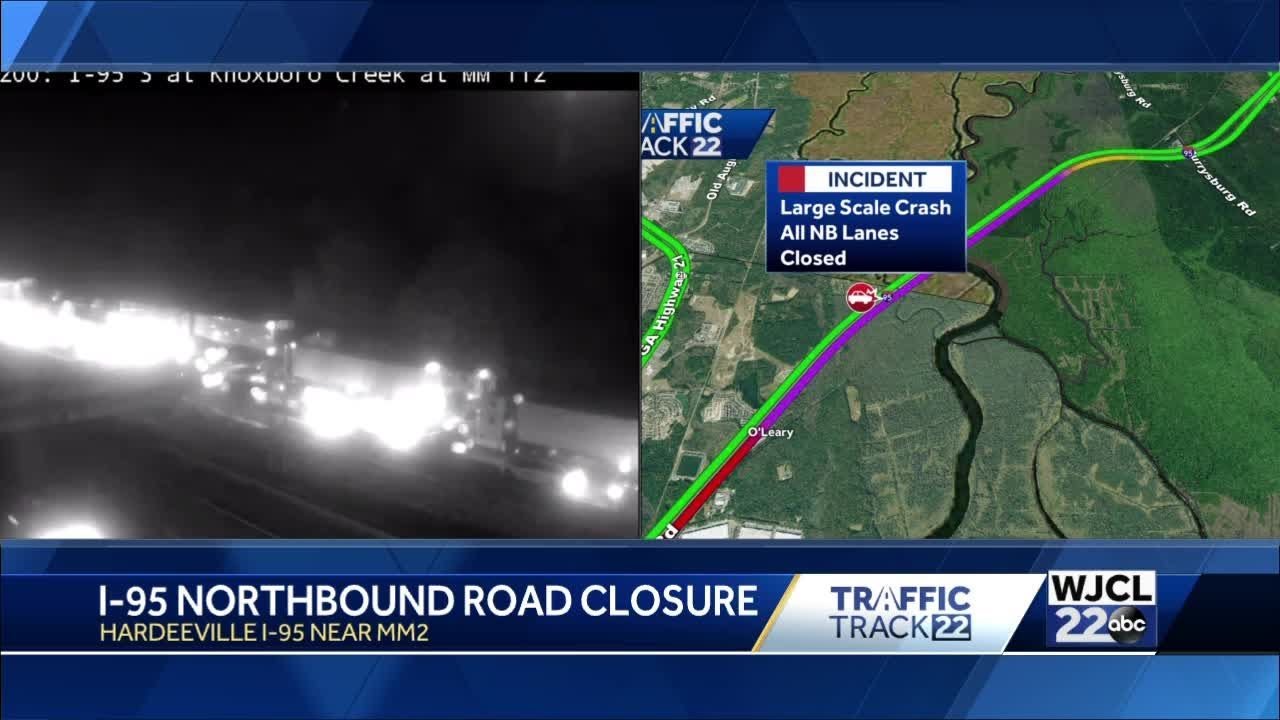 Crash shuts down northbound, southbound lanes of I-95 in Jasper County ...
