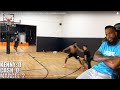 KENNY WE NOT COOL BRO! Physical 1v1 King Of The Court Basketball w/ Cash & Overseas Hooper!