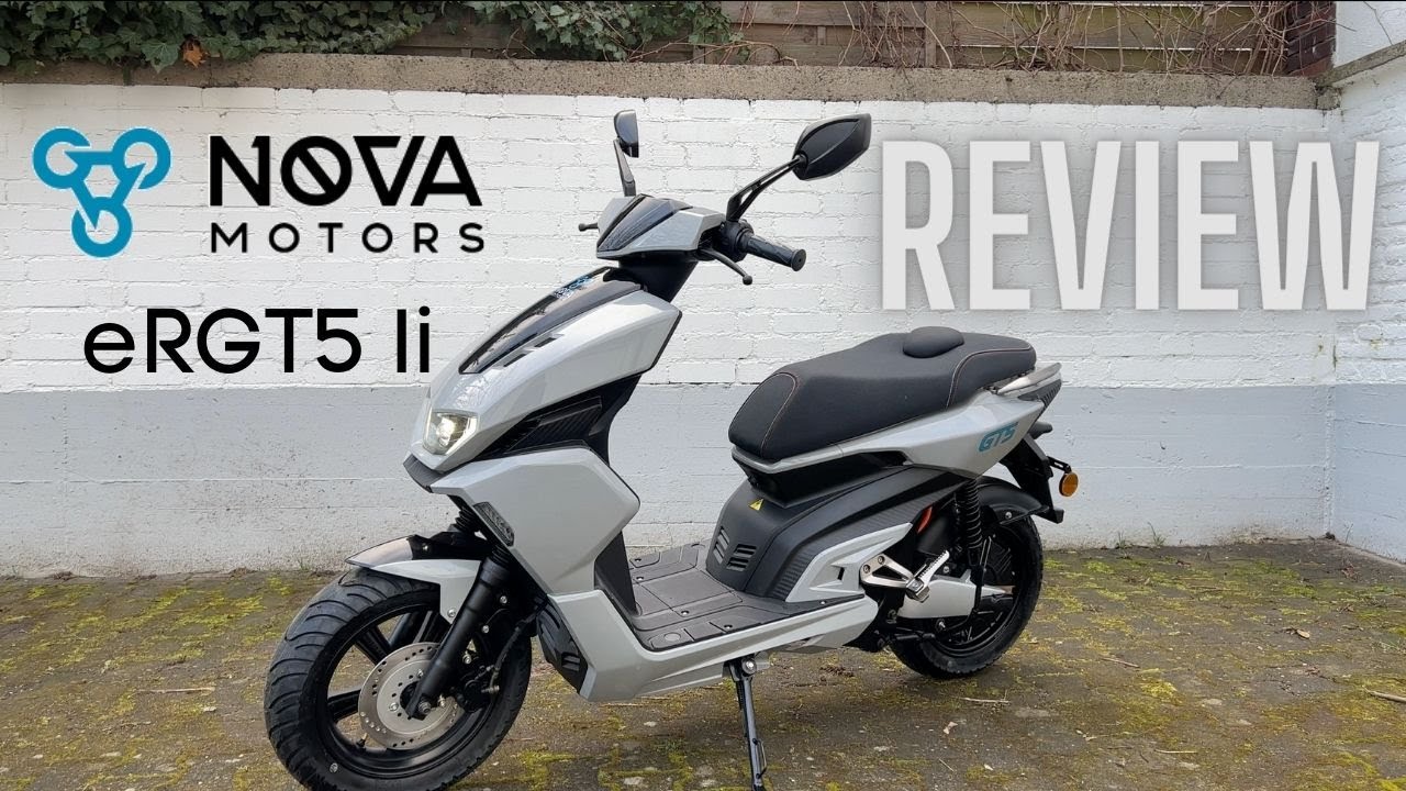 Nova Motors eRGT5 li REVIEW - Sportlicher Elektroroller im Test - YouTube