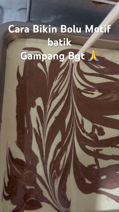 #Cara #Bikin #motif #bolu #batik #bolubatik