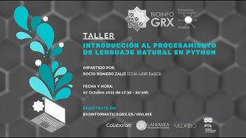 Introducción al Procesamiento de Lenguaje Natural en Python | BioInfoGRX (RSG Spain Granada)