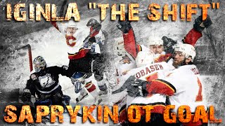 2004 Stanley Cup Finals - Jarome Iginla 'The Shift' - Saprykin OT winner in game 5