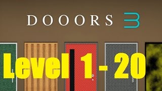 DOOORS 3 room escape game Level 1 - 20 - 58 Works screenshot 1
