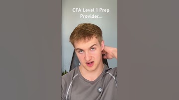 CFA Level 1 Prep Provider #education #exam #stocks #cfa #investing #investment