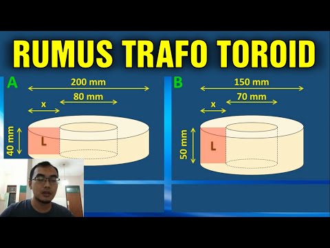 Rumus Cara Hitung Desain Trafo Donat / Toroid Transformer Transformator