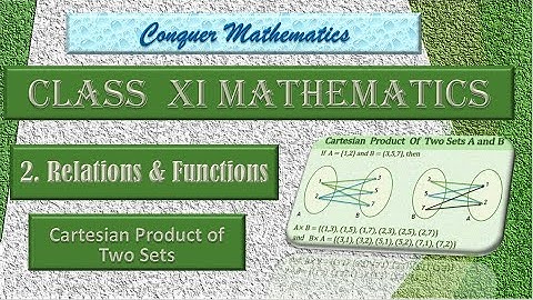 Cartesian Product of Sets and Problems from Ex2.1 of NCERT for XI Class__Relations & Functions (1)