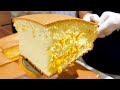 몽실몽실 대왕 치즈 카스테라, 고소한 치즈 케익, Amazing Giant Bread Master! Making Giant Cheese Cake, Korean Street food