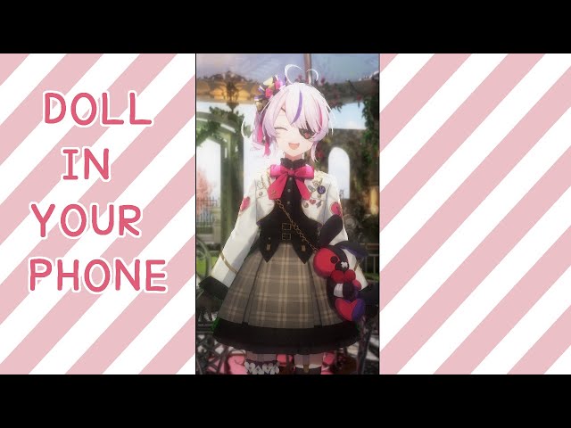 DOLL IN YOUR PHONE #shortsのサムネイル