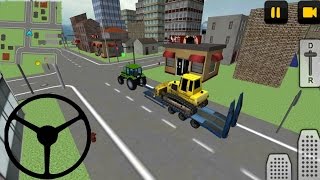 Tractor Driver 3D: City - Android Gameplay HD screenshot 3