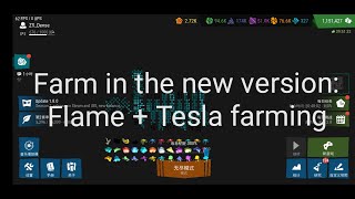 [Outdated/Old Version] [infinitode 2 1.8] Farming with Flame and Tesla