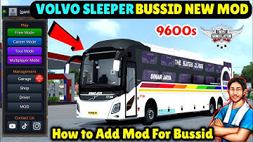 How To Download Volvo Bus Mod in Bus Simulator Indonesia | Volvo Bus Mod for Bussid 2025