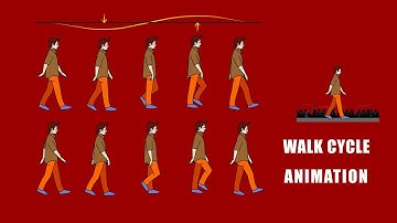 adobe animate, walk cycle, 2d animation,flash animation, character animation