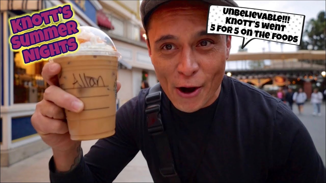 Trying 5 NEW Foods available on the Tasting CardKnott’s Berry Farm