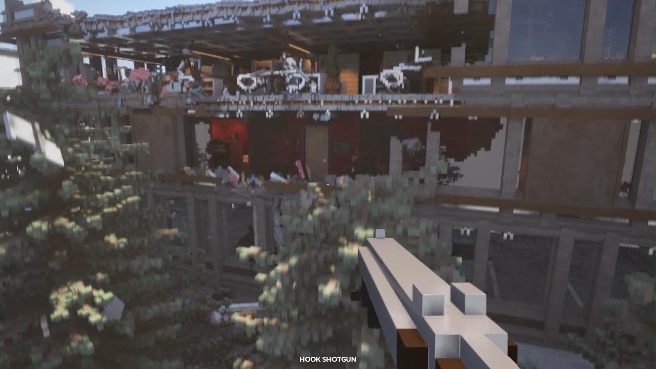 I went to a bank And caused chaos And spawned multiple dinosaurs.