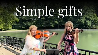✨ Simple Gifts – String Duo Tribute by Mac Kayla & Jessica Platt | Timeless Shaker Melody 🎻