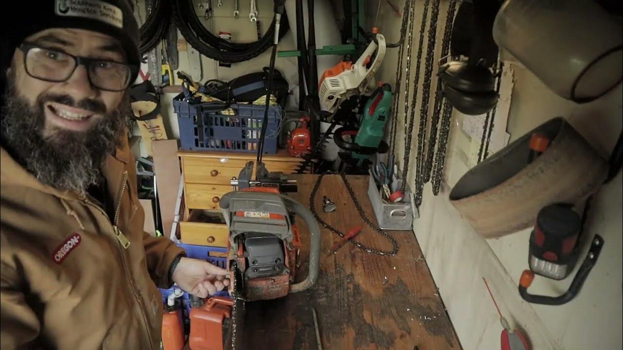 why is my chainsaw not cutting straight? YouTube