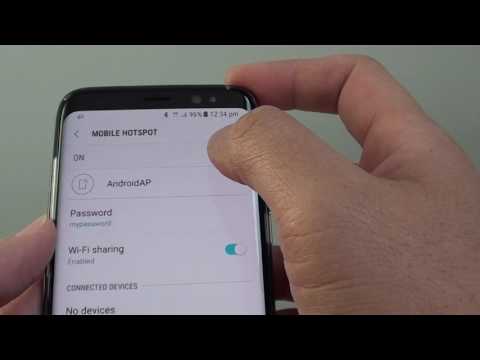 Samsung Galaxy S8: How to Setup Mobile Hotspot and Tethering