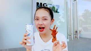 아무리 대왕닭발이 맛있어도 회사 앞에서 맥주를 까냐...엉?｜Grilled chicken feet｜Vietnam street food