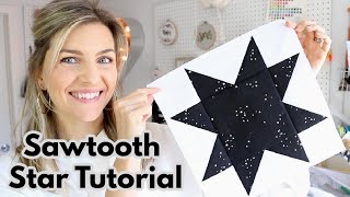 Sawtooth Star Quilt Block Tutorial by Melanie Ham 51,396 views 3 years ago 5 minutes, 15 seconds