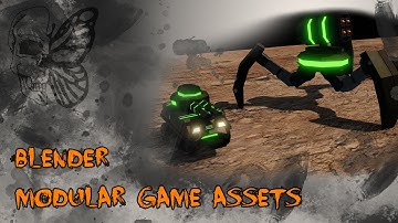 Blender - Modular Modifications for Game Assets