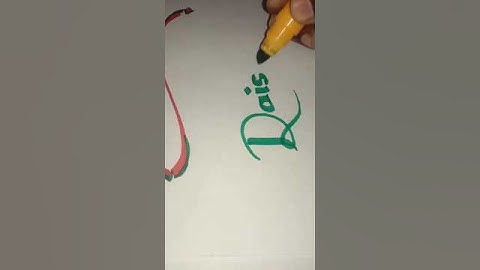 how to write daisy name in calligraphy writing #ytshorts #shortvideo