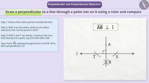 Construction of perpendicular and perpendicular bisector | Part2/4 | English | Class6