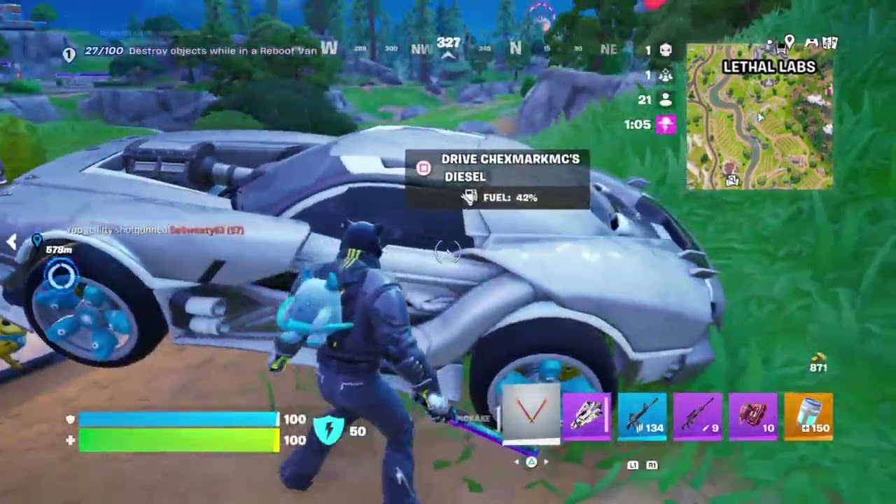 FORTNITE ZEROBUILD CHEX SOLO WIN good end battles