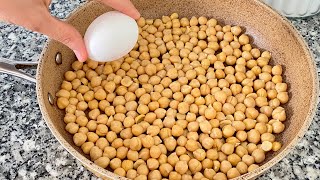 Chickpeas and eggs are healthier than meat! Protein-rich, simple and delicious recipe!