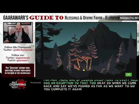 Gaarawarr's Guide to Blessings & Divine Favor (Revisited) | Idle Champions | D&D