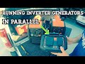 How to hook up and run inverter generators using a parallel kit.