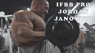 IFBB PRO JORDAN JANOWITZ TRAINS CHEST AND BICEPS AFTER PRO CARD WIN