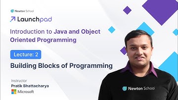 Building blocks of programing | Introduction to JAVA and OOPS