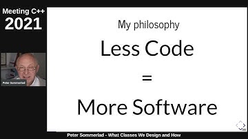 Peter Sommerlad - What Classes We Design and How - Meeting C++ 2021