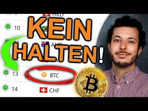 BITCOIN überholt SILBER & Schweizer Franken!🚀 KEIN HALTEN MEHR!